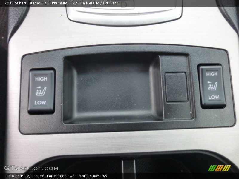 Sky Blue Metallic / Off Black 2012 Subaru Outback 2.5i Premium