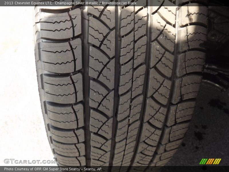 Champagne Silver Metallic / Brownstone/Jet Black 2013 Chevrolet Equinox LTZ