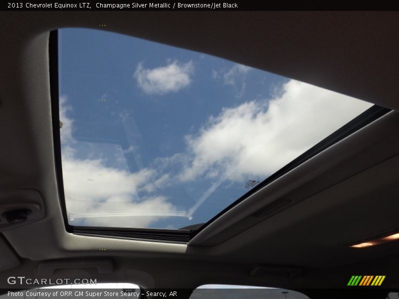 Champagne Silver Metallic / Brownstone/Jet Black 2013 Chevrolet Equinox LTZ