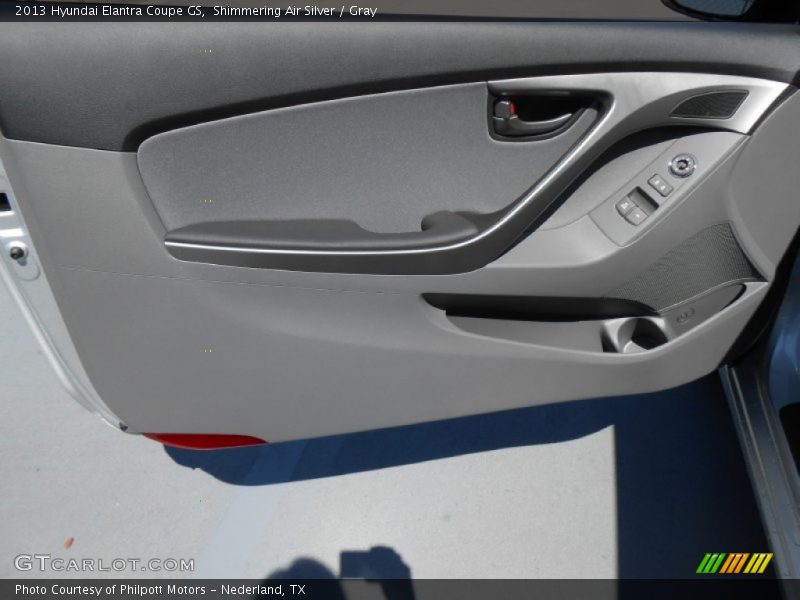 Shimmering Air Silver / Gray 2013 Hyundai Elantra Coupe GS