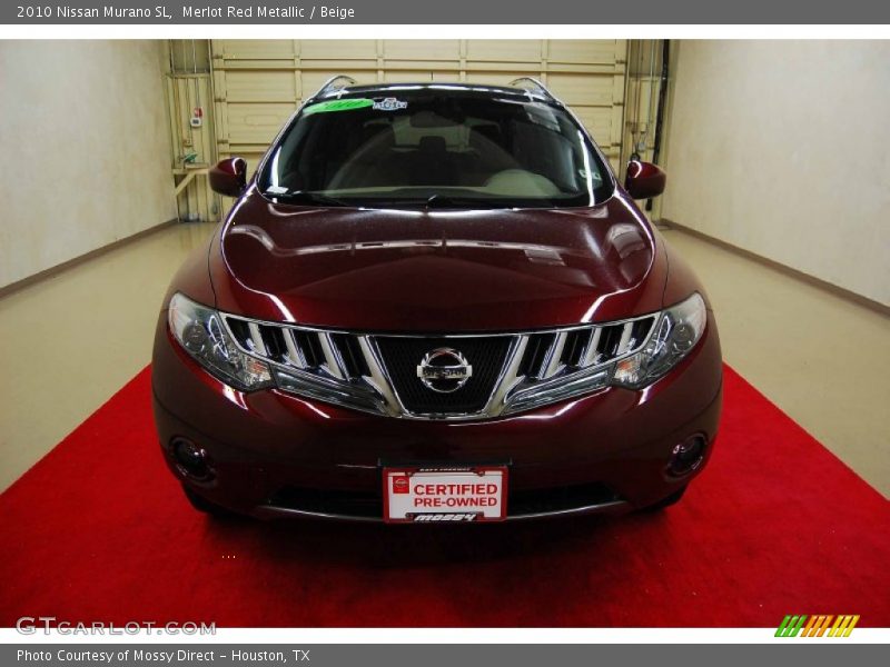 Merlot Red Metallic / Beige 2010 Nissan Murano SL