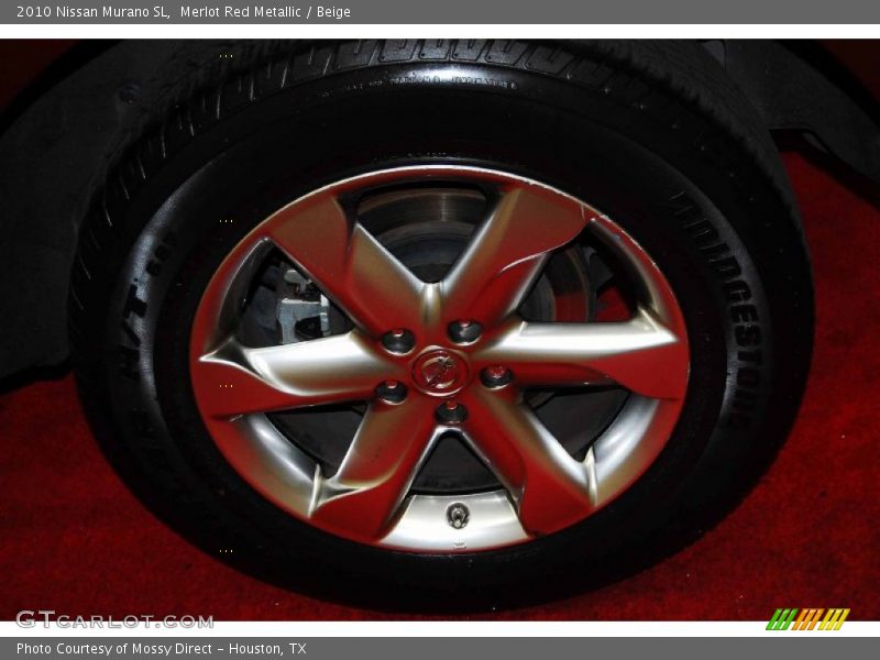Merlot Red Metallic / Beige 2010 Nissan Murano SL