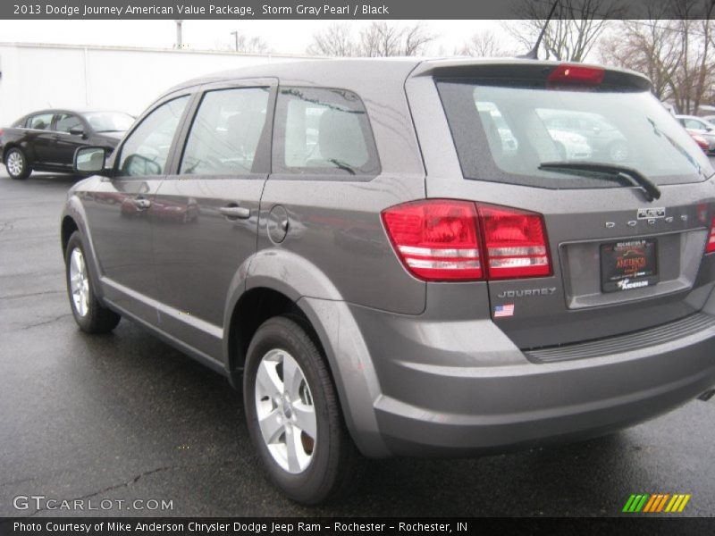 Storm Gray Pearl / Black 2013 Dodge Journey American Value Package