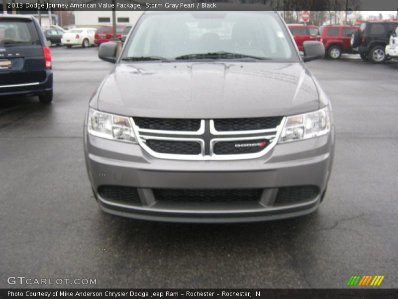 Storm Gray Pearl / Black 2013 Dodge Journey American Value Package