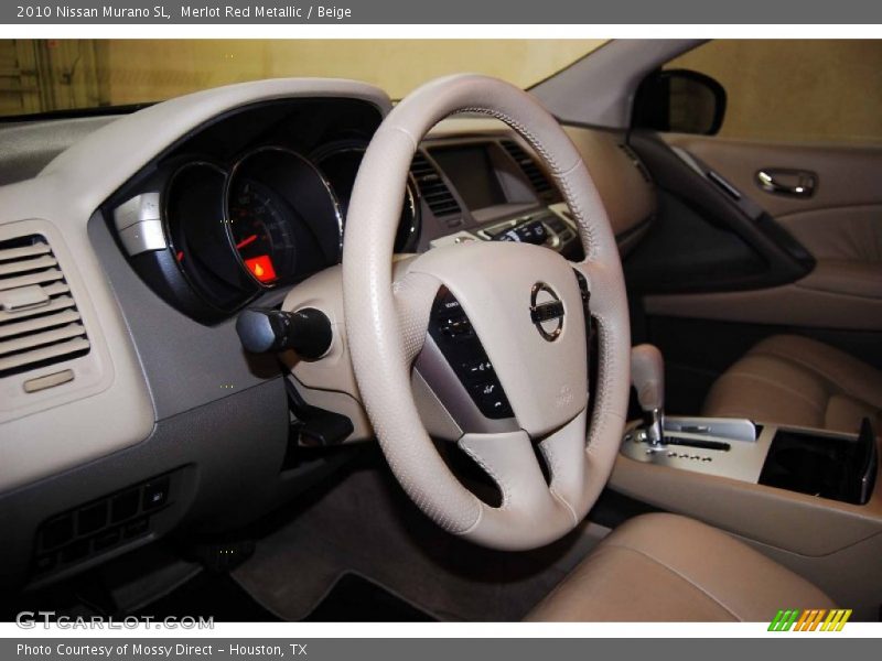 Merlot Red Metallic / Beige 2010 Nissan Murano SL