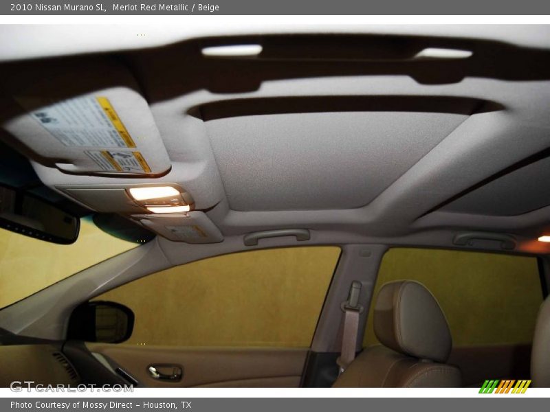 Merlot Red Metallic / Beige 2010 Nissan Murano SL