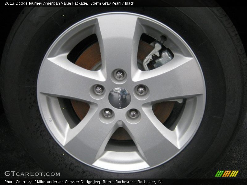 Storm Gray Pearl / Black 2013 Dodge Journey American Value Package
