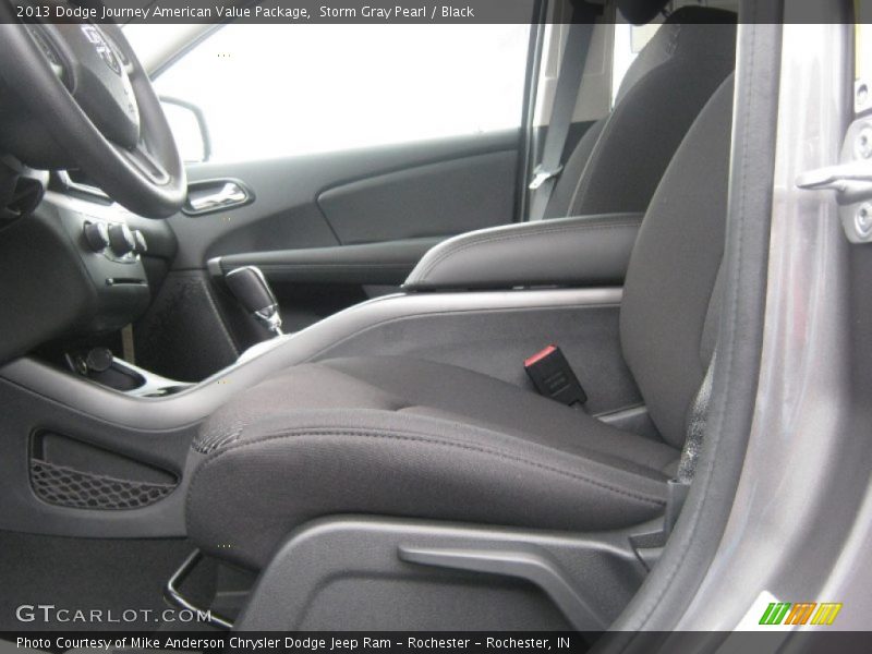 Storm Gray Pearl / Black 2013 Dodge Journey American Value Package