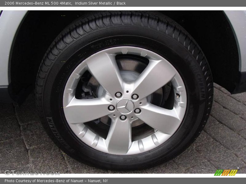 Iridium Silver Metallic / Black 2006 Mercedes-Benz ML 500 4Matic
