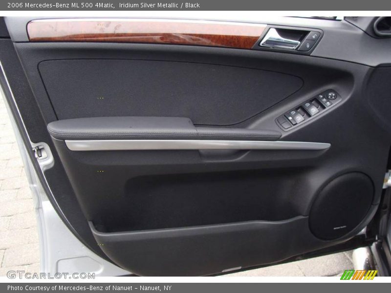 Iridium Silver Metallic / Black 2006 Mercedes-Benz ML 500 4Matic