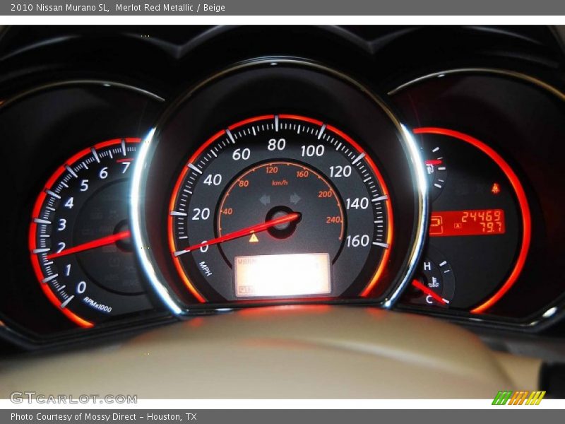 Merlot Red Metallic / Beige 2010 Nissan Murano SL