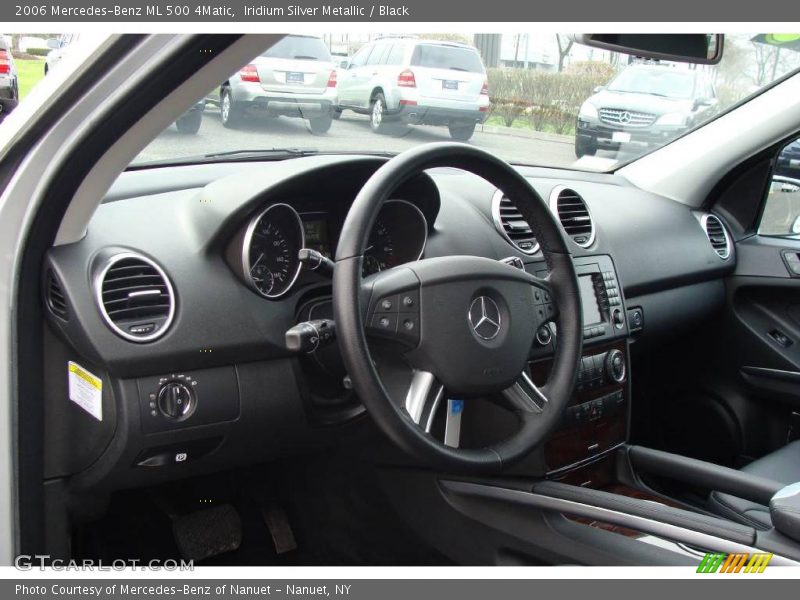 Iridium Silver Metallic / Black 2006 Mercedes-Benz ML 500 4Matic
