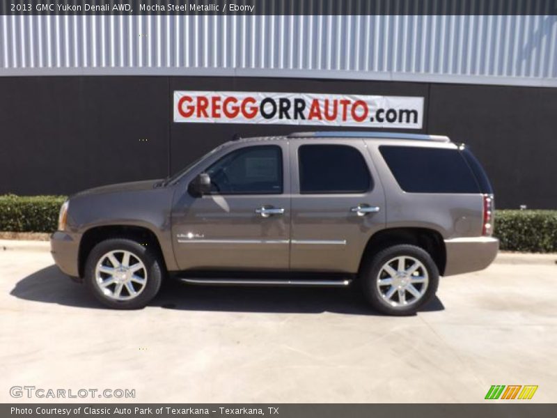 Mocha Steel Metallic / Ebony 2013 GMC Yukon Denali AWD