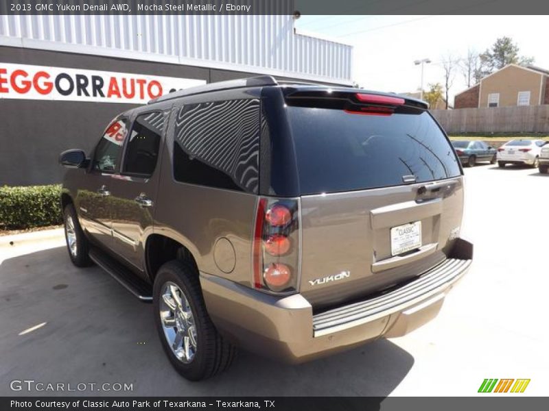 Mocha Steel Metallic / Ebony 2013 GMC Yukon Denali AWD