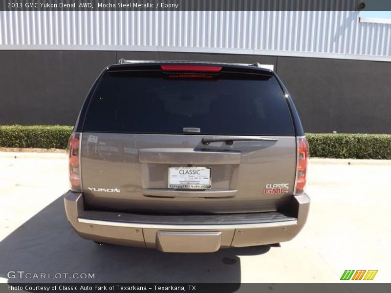 Mocha Steel Metallic / Ebony 2013 GMC Yukon Denali AWD