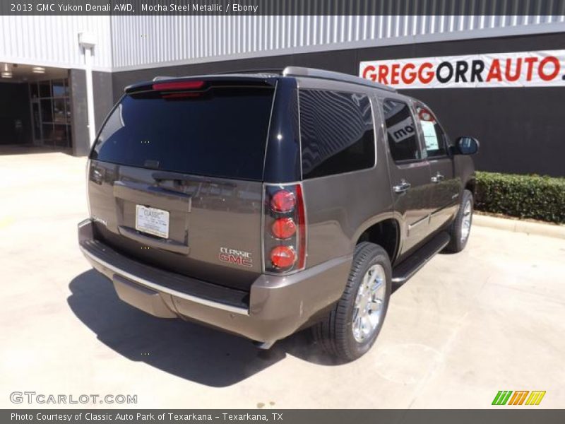 Mocha Steel Metallic / Ebony 2013 GMC Yukon Denali AWD