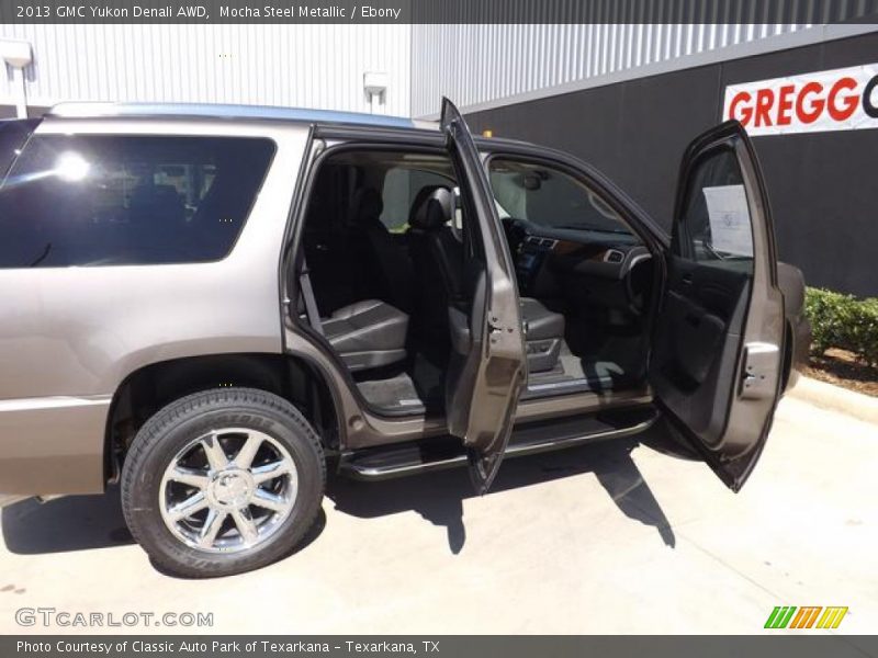 Mocha Steel Metallic / Ebony 2013 GMC Yukon Denali AWD