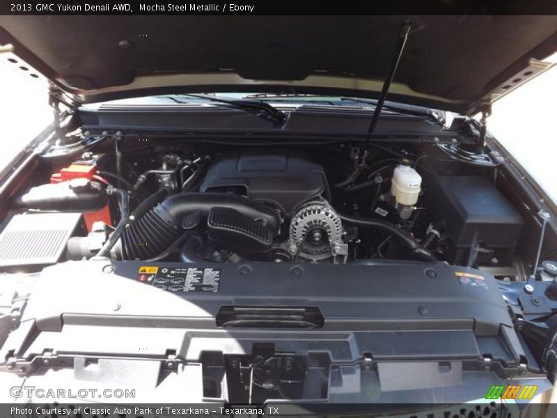 Mocha Steel Metallic / Ebony 2013 GMC Yukon Denali AWD