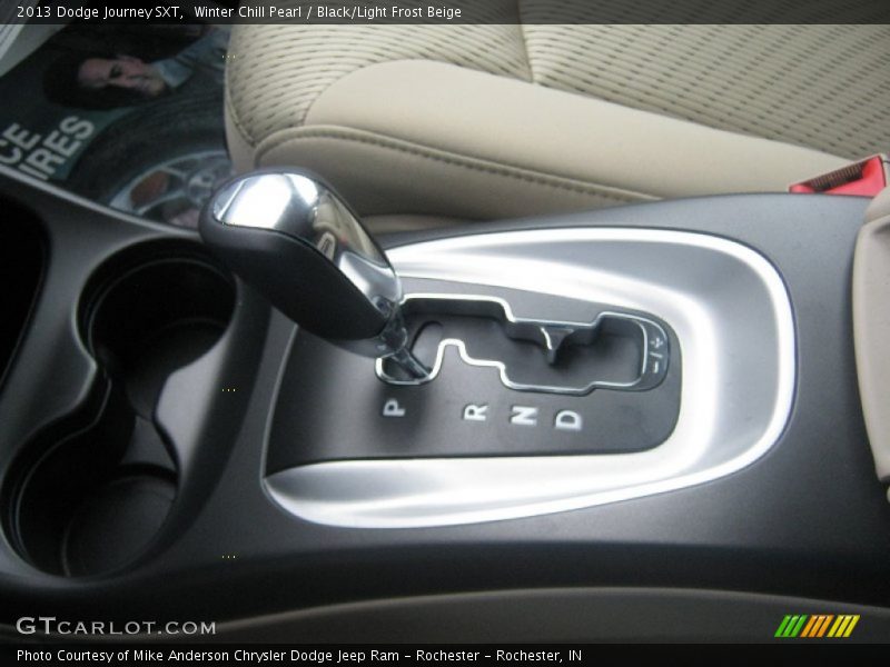Winter Chill Pearl / Black/Light Frost Beige 2013 Dodge Journey SXT