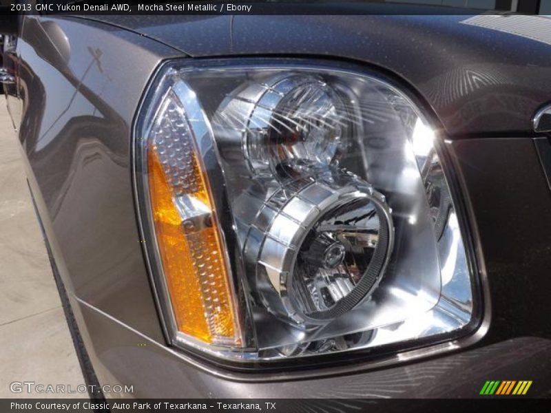 Mocha Steel Metallic / Ebony 2013 GMC Yukon Denali AWD