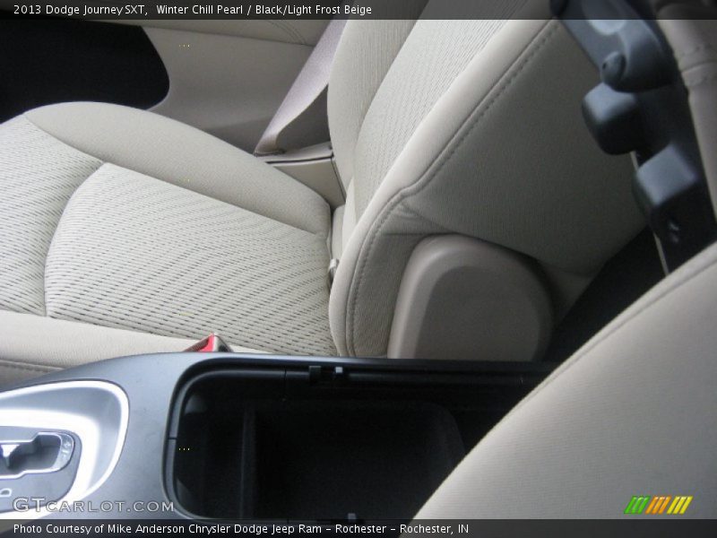 Winter Chill Pearl / Black/Light Frost Beige 2013 Dodge Journey SXT