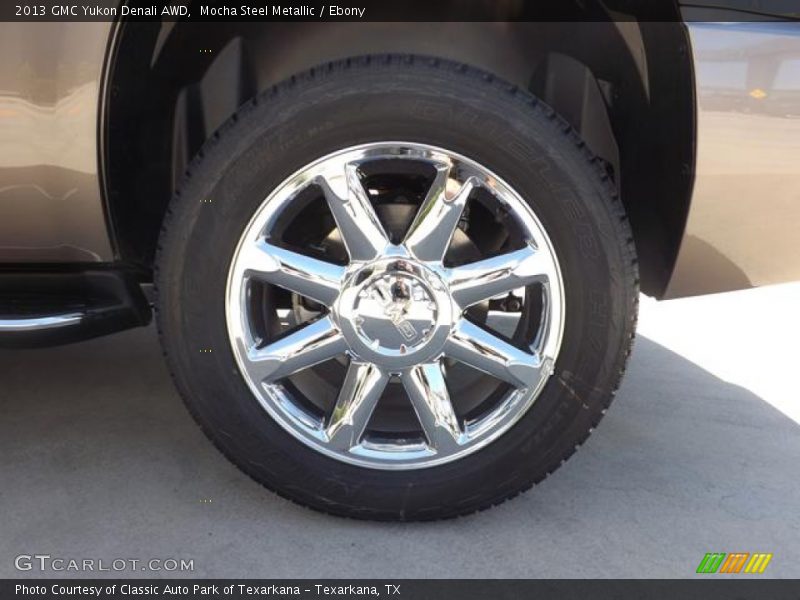Mocha Steel Metallic / Ebony 2013 GMC Yukon Denali AWD