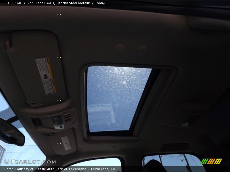 Mocha Steel Metallic / Ebony 2013 GMC Yukon Denali AWD