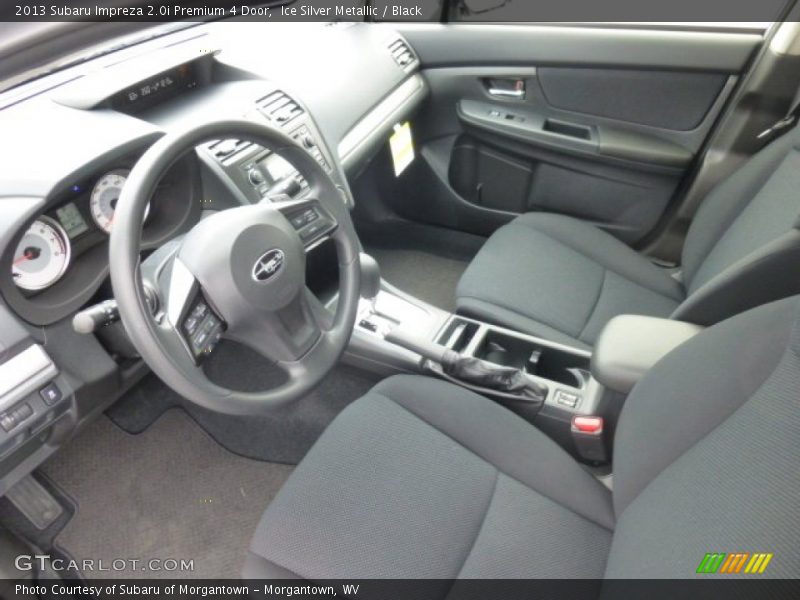 Ice Silver Metallic / Black 2013 Subaru Impreza 2.0i Premium 4 Door