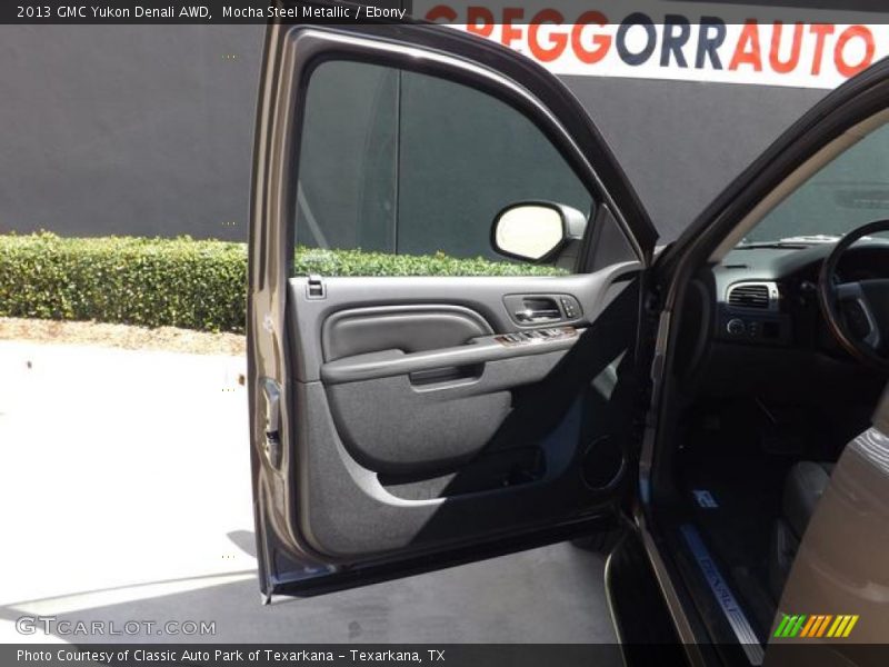 Mocha Steel Metallic / Ebony 2013 GMC Yukon Denali AWD