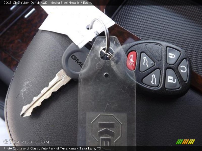Mocha Steel Metallic / Ebony 2013 GMC Yukon Denali AWD
