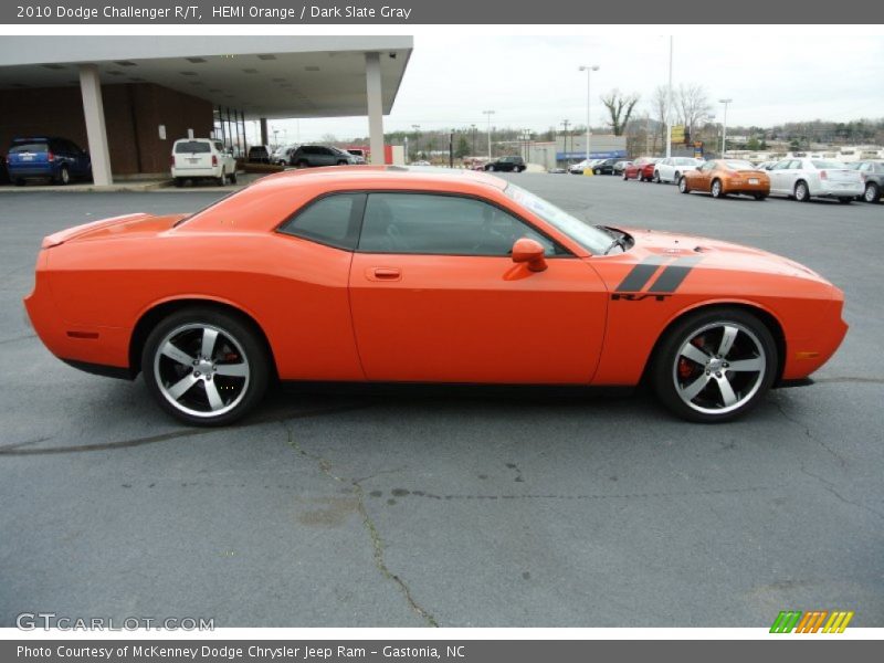 HEMI Orange / Dark Slate Gray 2010 Dodge Challenger R/T