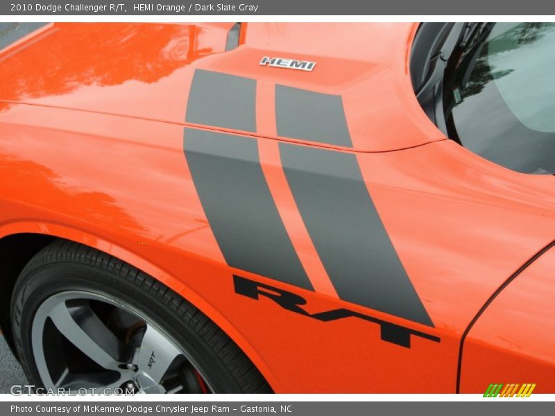 HEMI Orange / Dark Slate Gray 2010 Dodge Challenger R/T