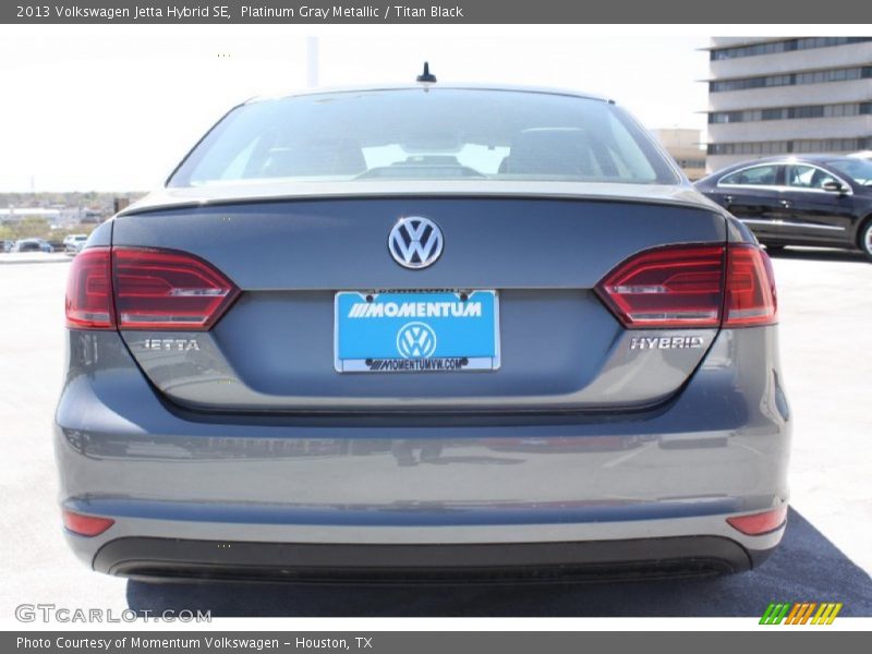 Platinum Gray Metallic / Titan Black 2013 Volkswagen Jetta Hybrid SE