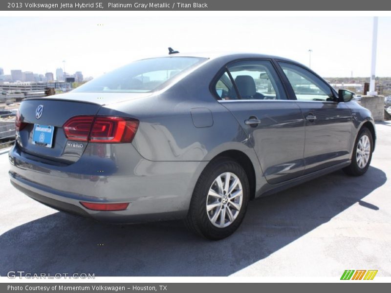 Platinum Gray Metallic / Titan Black 2013 Volkswagen Jetta Hybrid SE