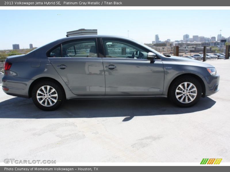 Platinum Gray Metallic / Titan Black 2013 Volkswagen Jetta Hybrid SE