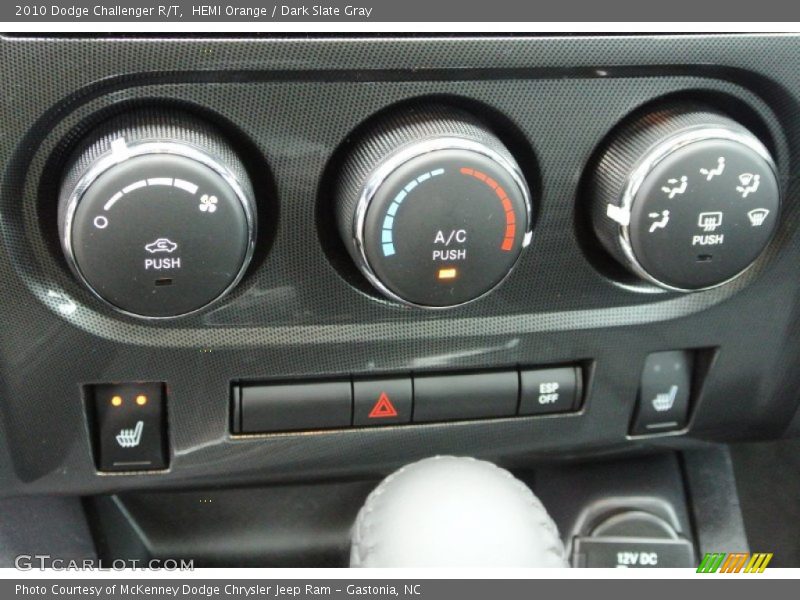 Controls of 2010 Challenger R/T