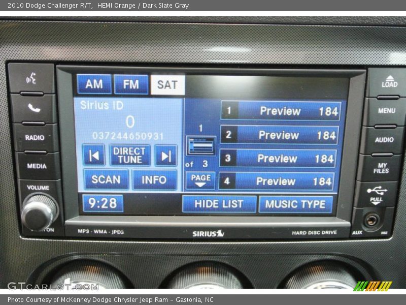 HEMI Orange / Dark Slate Gray 2010 Dodge Challenger R/T