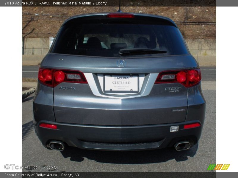 Polished Metal Metallic / Ebony 2010 Acura RDX SH-AWD