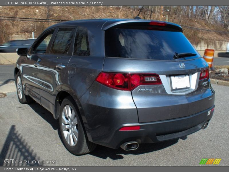 Polished Metal Metallic / Ebony 2010 Acura RDX SH-AWD