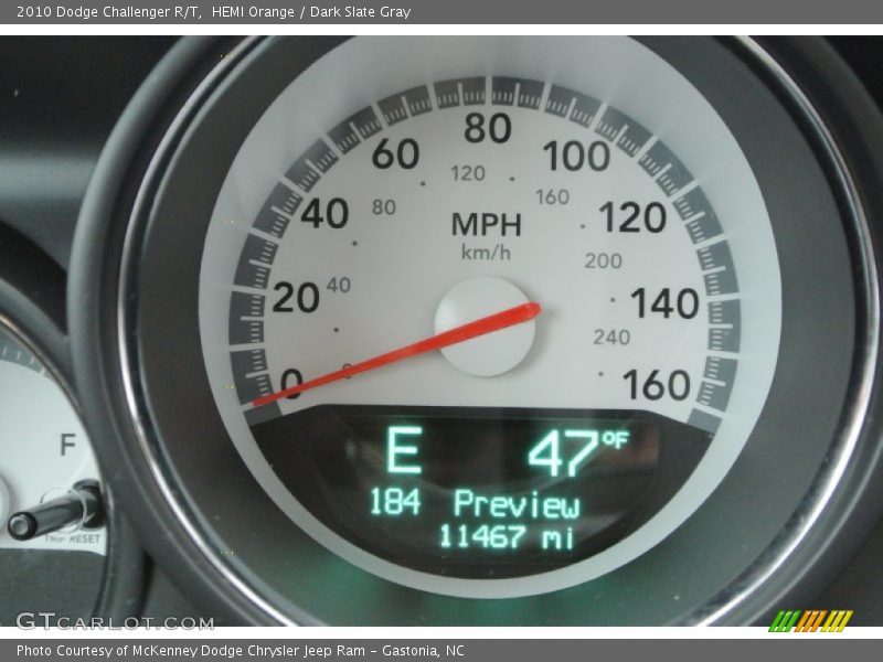 HEMI Orange / Dark Slate Gray 2010 Dodge Challenger R/T