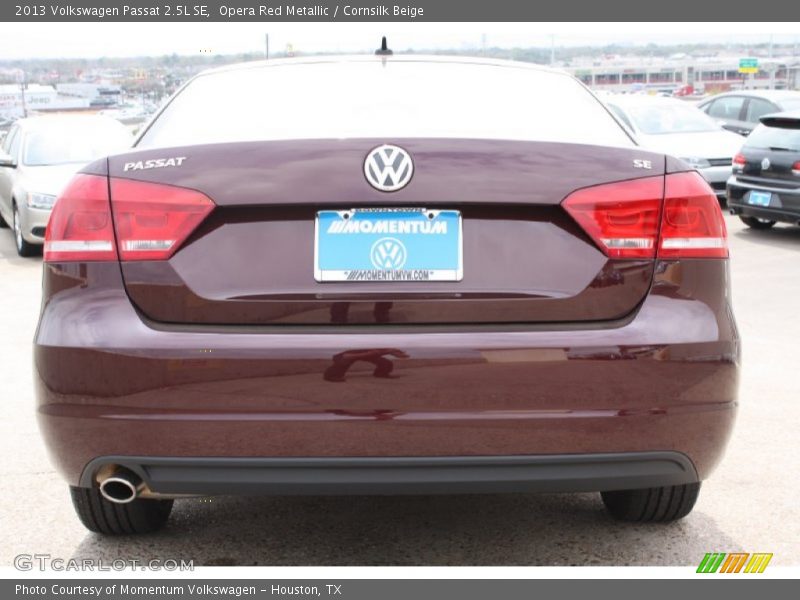 Opera Red Metallic / Cornsilk Beige 2013 Volkswagen Passat 2.5L SE