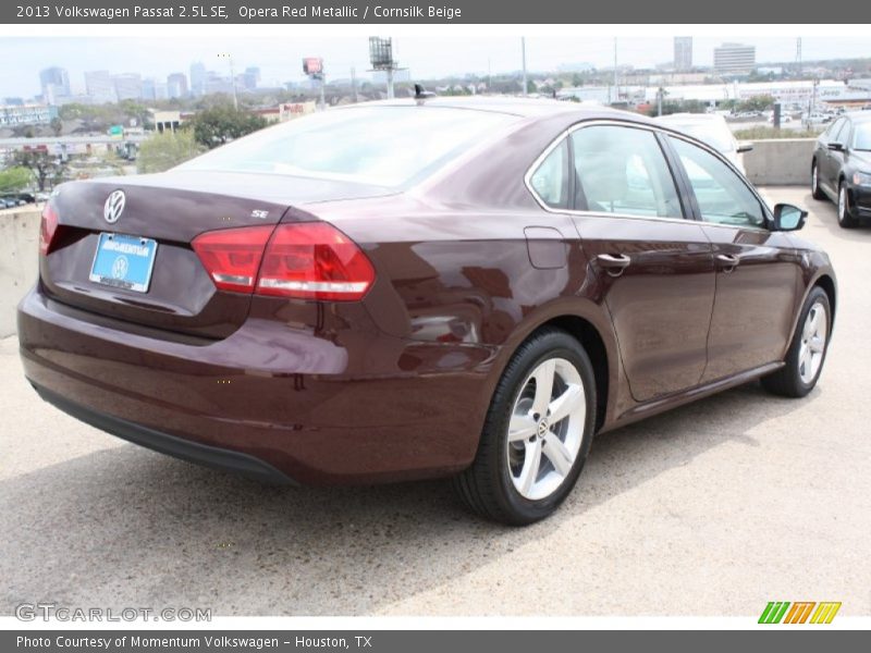 Opera Red Metallic / Cornsilk Beige 2013 Volkswagen Passat 2.5L SE