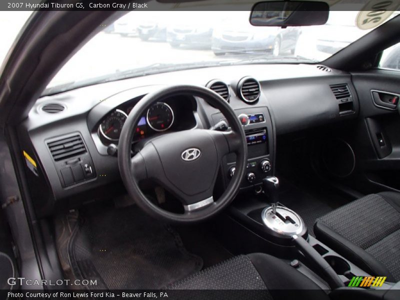 Carbon Gray / Black 2007 Hyundai Tiburon GS