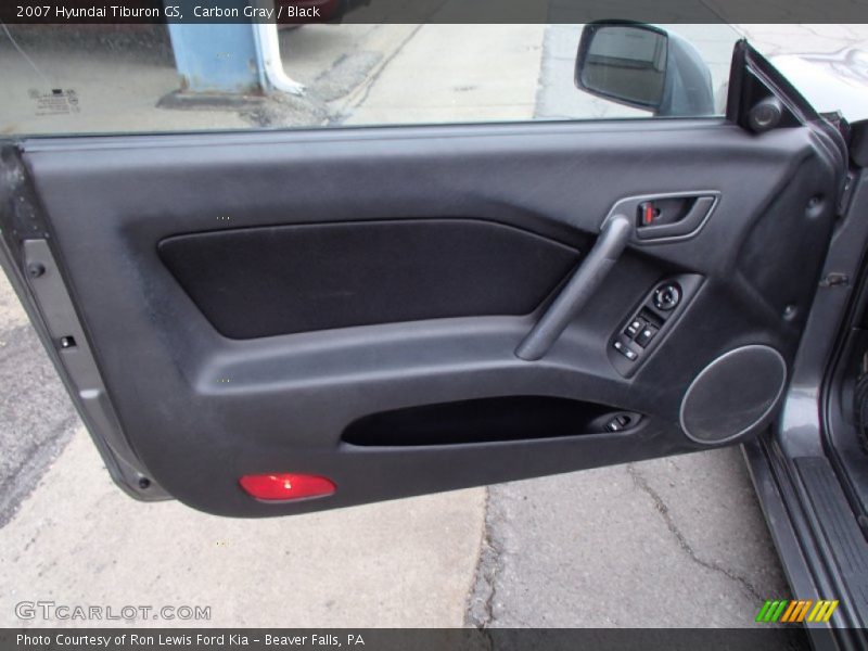 Carbon Gray / Black 2007 Hyundai Tiburon GS