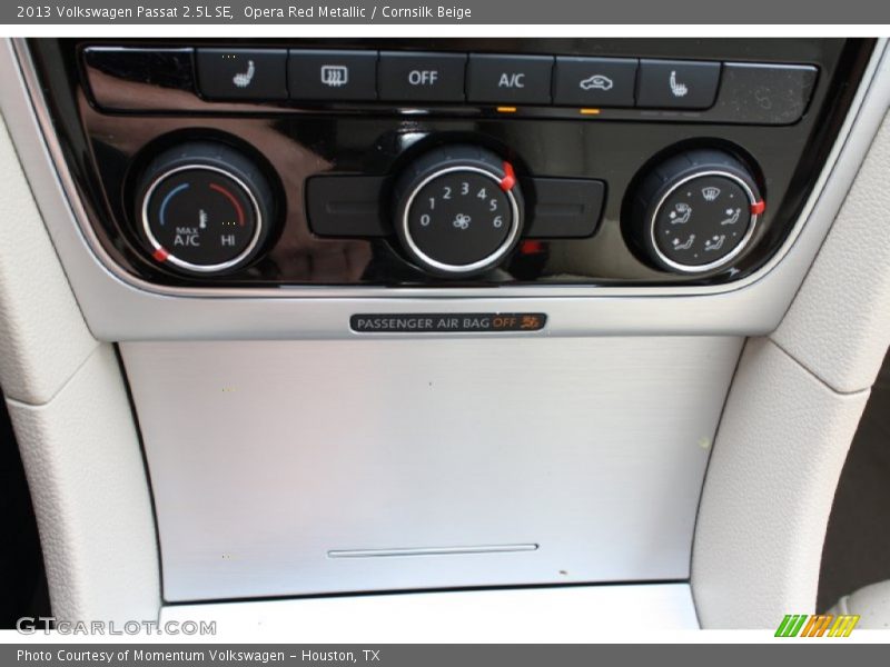 Opera Red Metallic / Cornsilk Beige 2013 Volkswagen Passat 2.5L SE