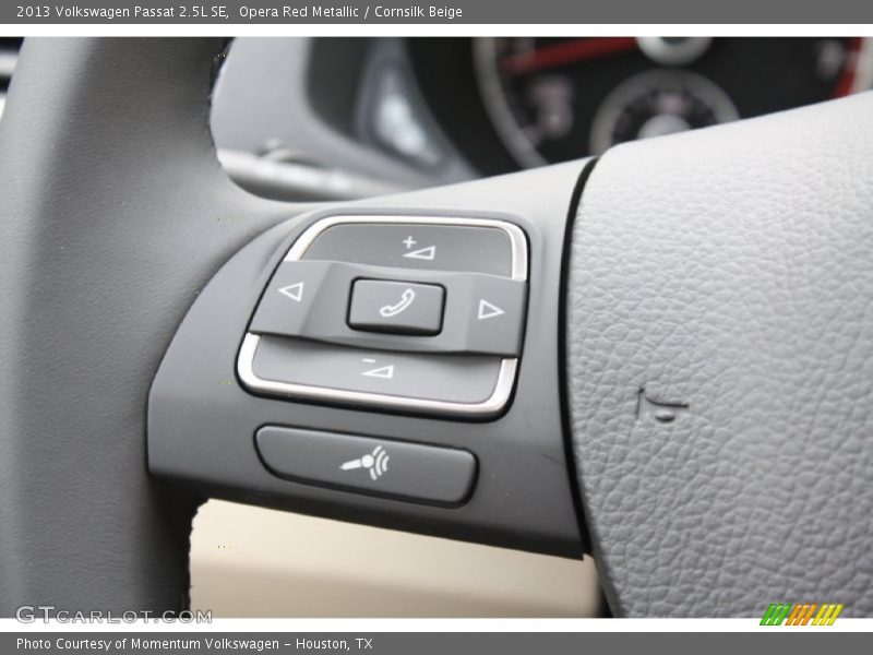 Opera Red Metallic / Cornsilk Beige 2013 Volkswagen Passat 2.5L SE