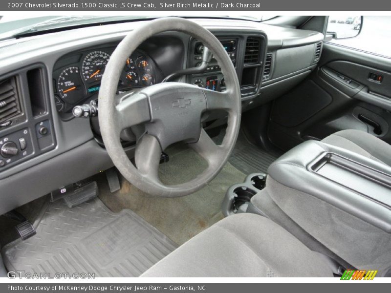 Dark Charcoal Interior - 2007 Silverado 1500 Classic LS Crew Cab 
