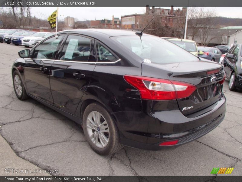 Black / Charcoal Black 2012 Ford Focus SEL Sedan