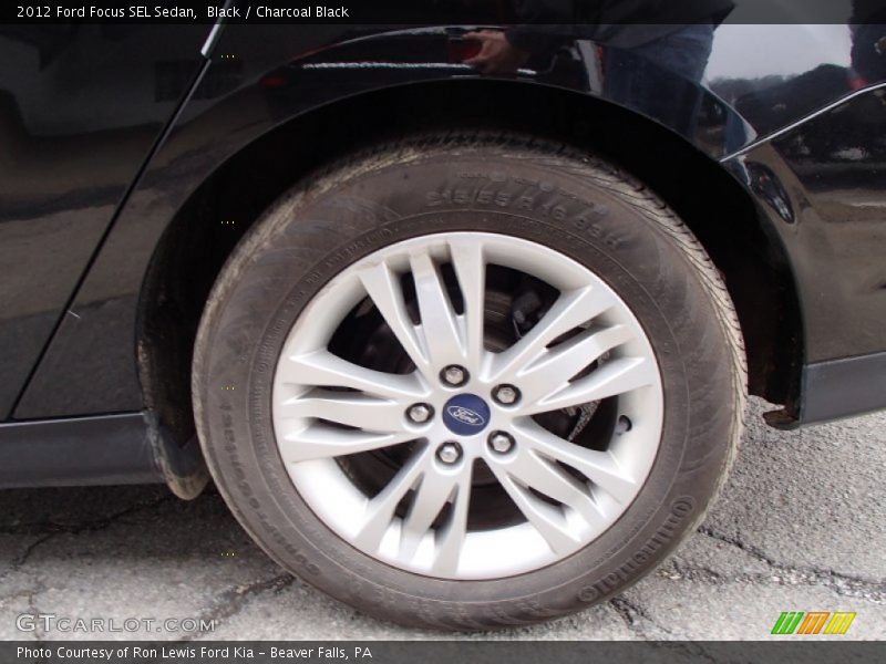 Black / Charcoal Black 2012 Ford Focus SEL Sedan