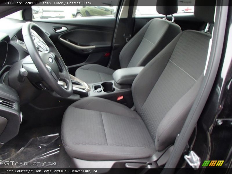 Black / Charcoal Black 2012 Ford Focus SEL Sedan